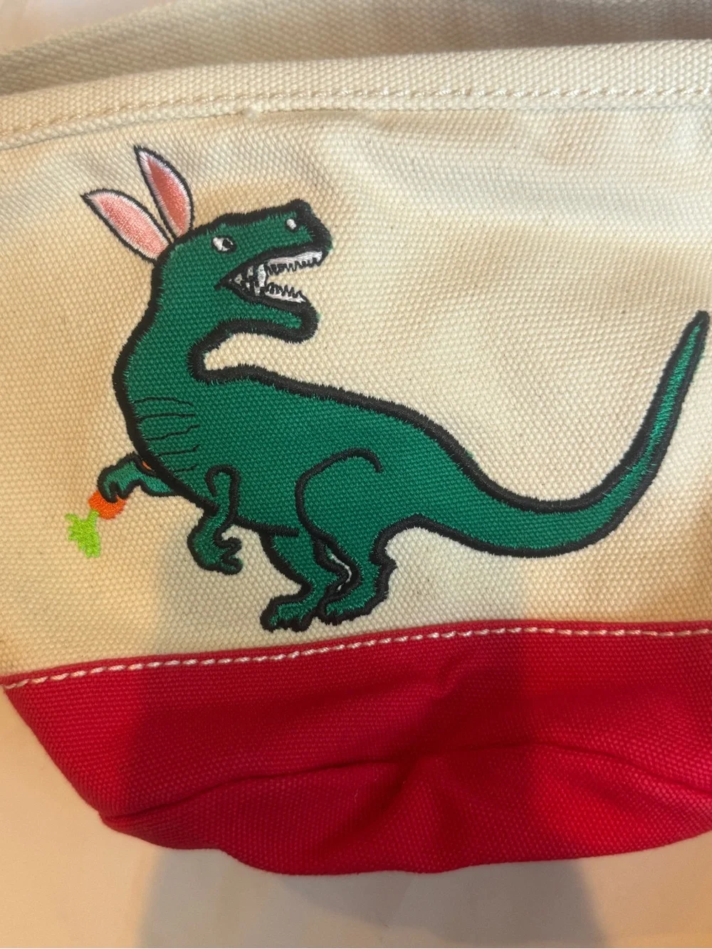 Lands' End Kids Canvas Easter Basket/Tote